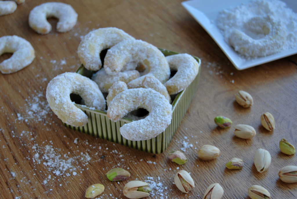 Vanillekipferl mit Pistazien Rezept - Die Frische Küche